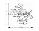 Cherish Your Life |  Wall Quot